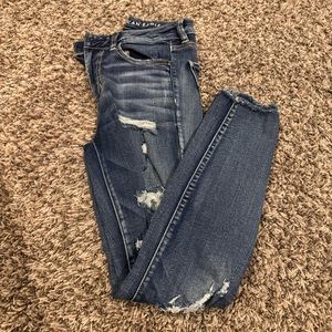 Ankle length Blue jeans